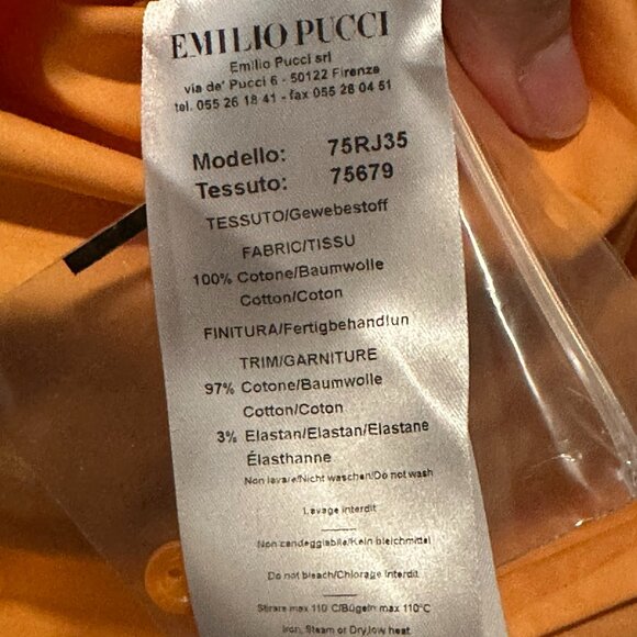 Emilio Pucci | Embroidered-Trim Piped Button Shirt Blouse - Picture 10 of 11